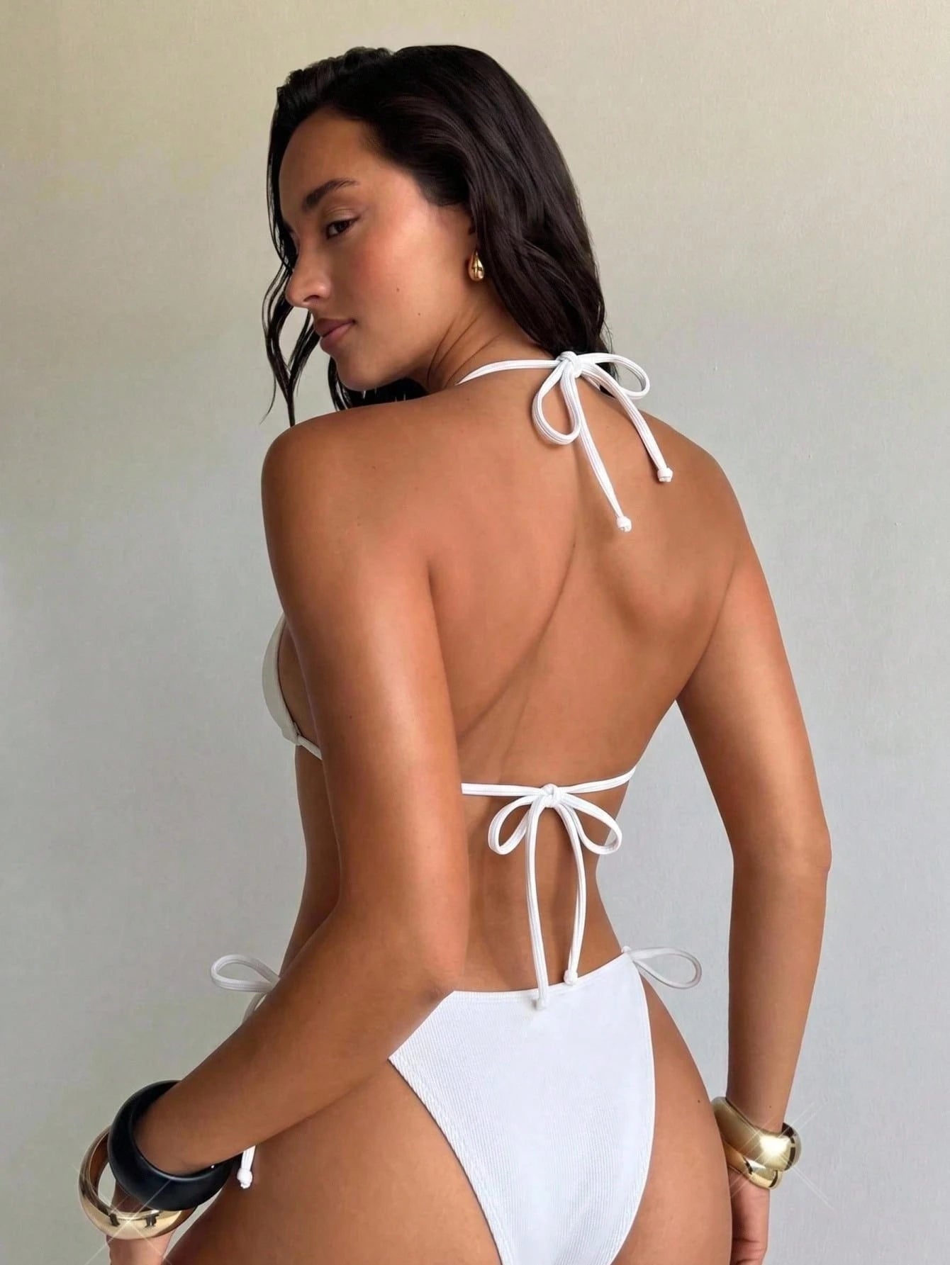 Aloruh Women's New Lace Swimwear, Elegant Sexy Romantic Bikini Set,