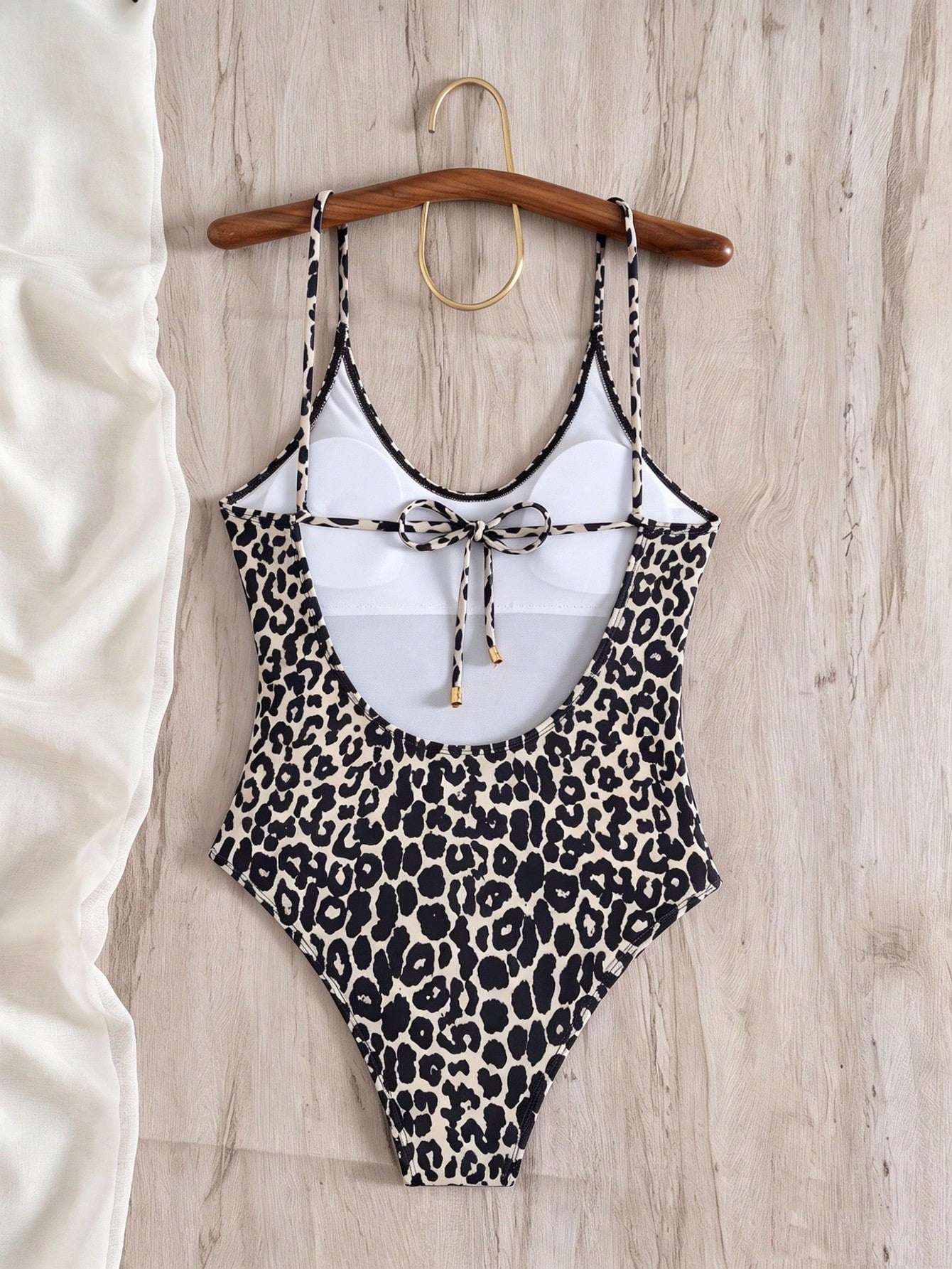Swim 2025 Women Solid Color Backless Tie Strap Sexy One-Piece Swimsuit - image 20