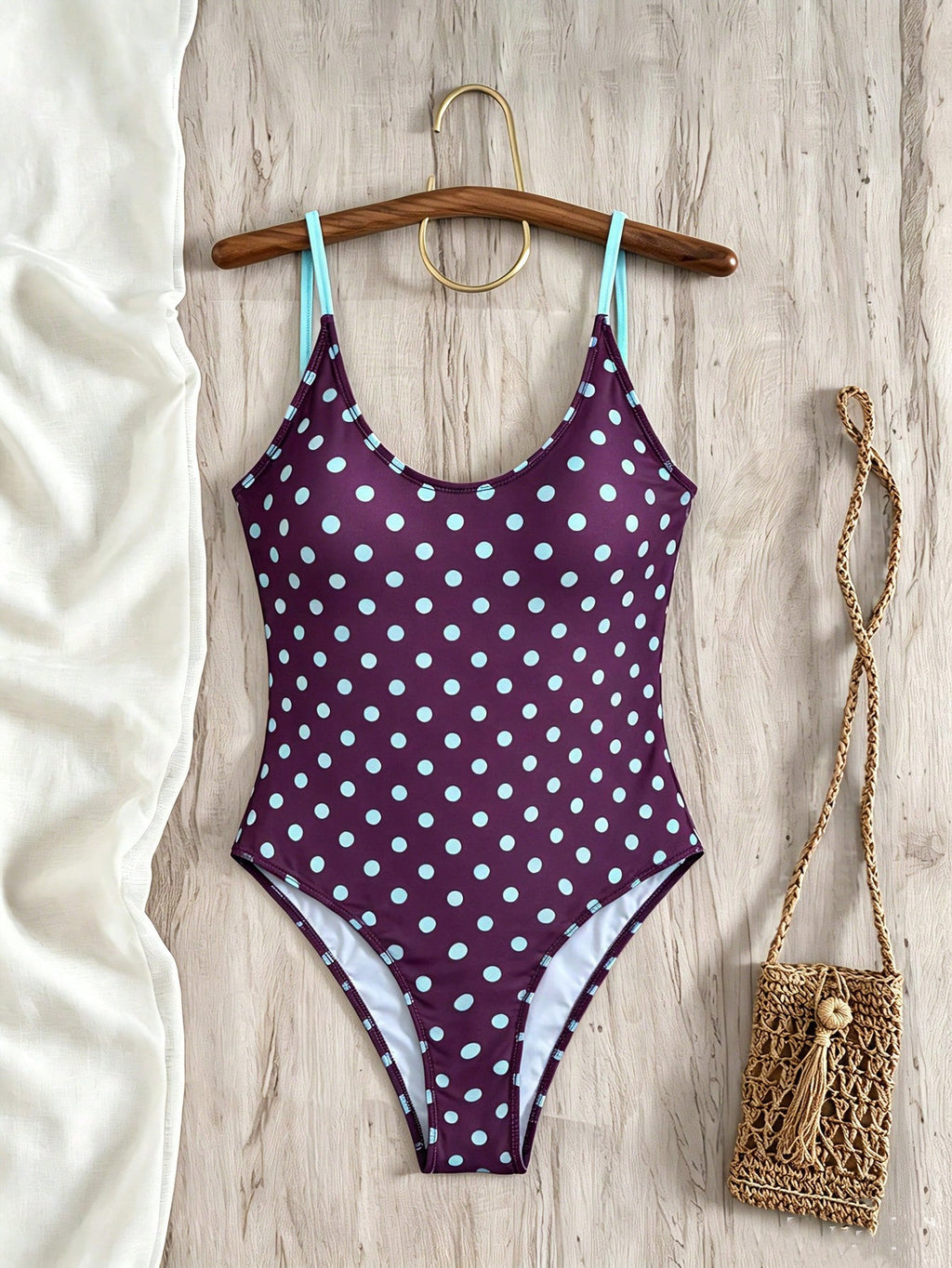 Swim 2025 Women Solid Color Backless Tie Strap Sexy One-Piece Swimsuit - image 15