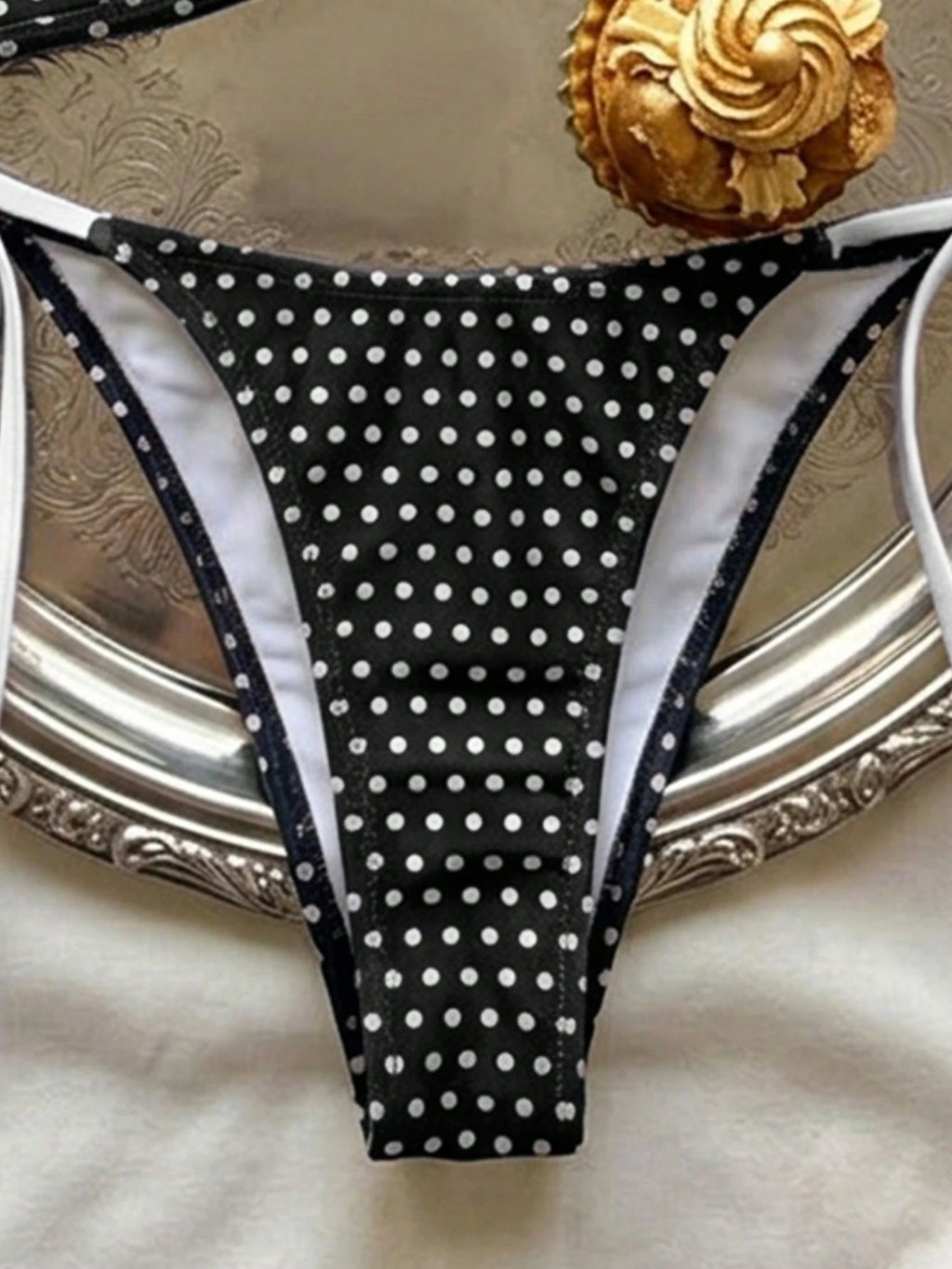 Swim Vcay Women's Summer New Halter Tie 2 In 1 Cross Strap Bikini Set