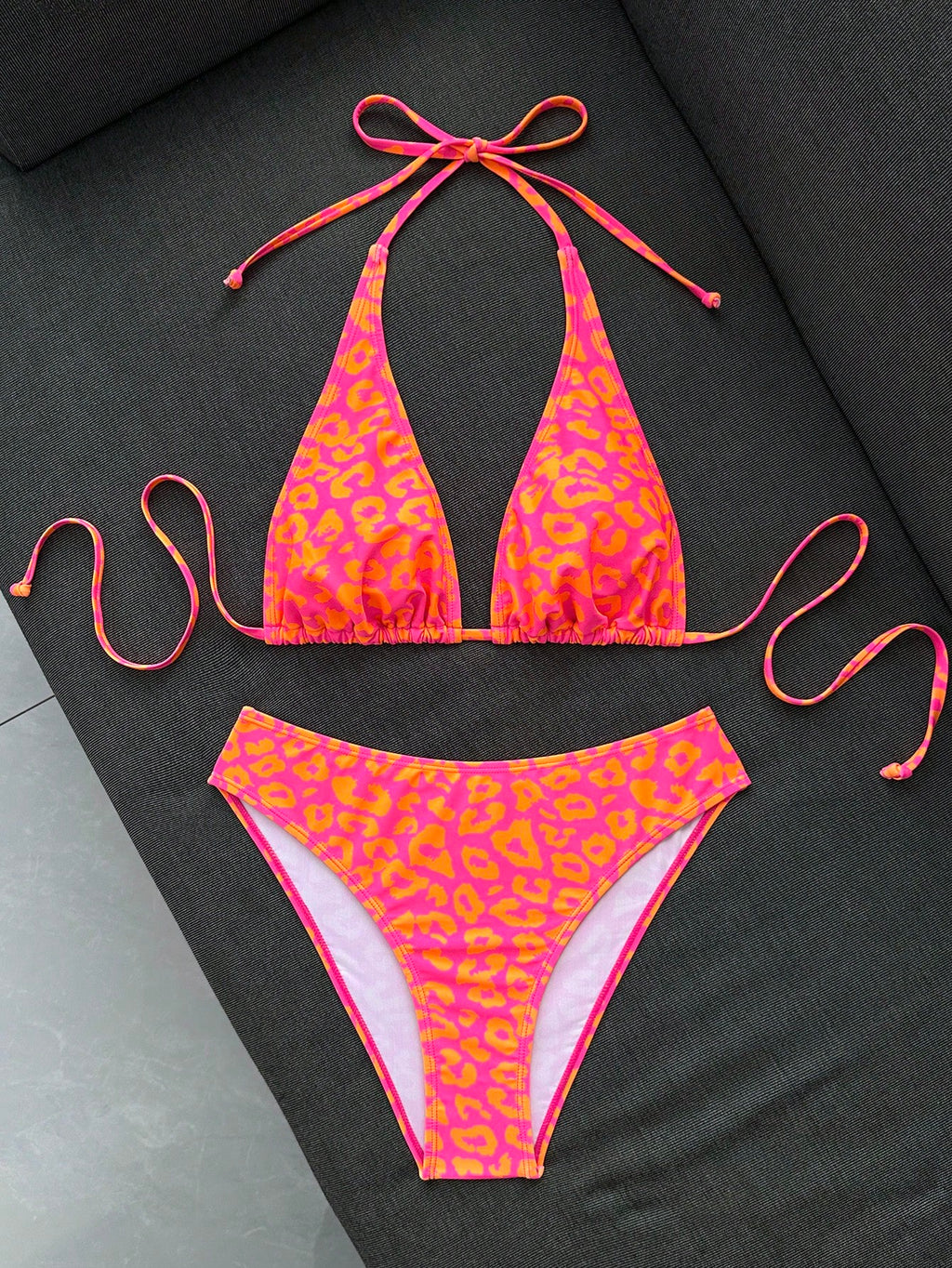 Swim Lushoire Women Summer Casual Vacation Beach Coconut Tree Random