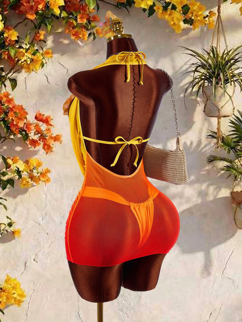 Amplova Women's 3-Piece Swimsuit Set With Starfish Shell Cup Details