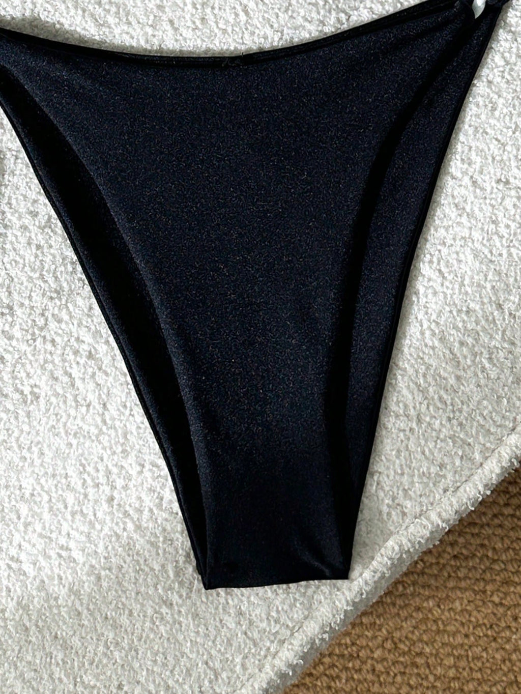 Swim Chiccia Women's Navy Blue Braided Strap Underwire Bikini