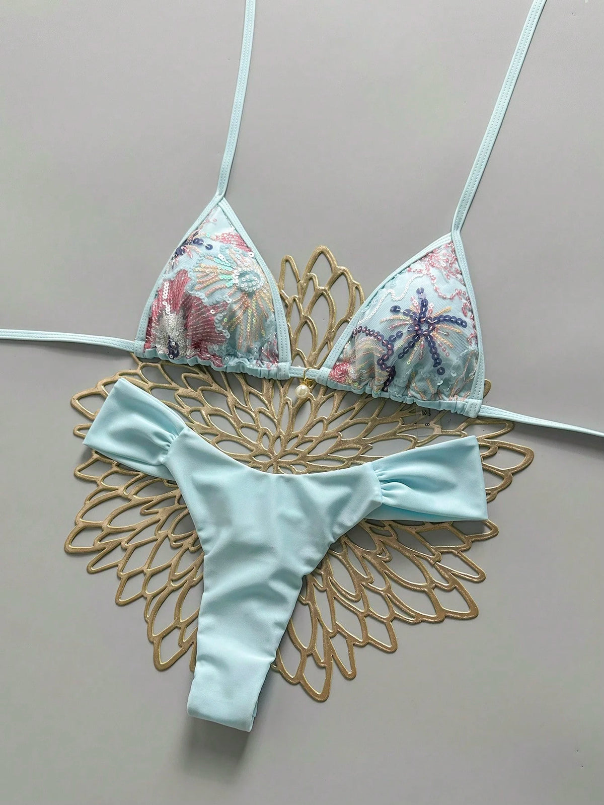Swim MOD 2pcs Spring/Summer Vacation Random Print Cherry Accessory