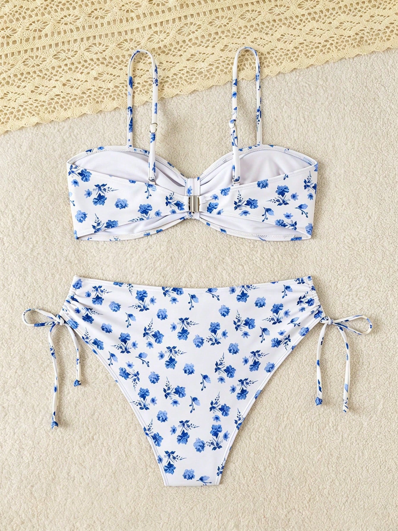 Swim Lushoire Swim Lushore Women Polka Dot High Waist Bikini 2 Pieces