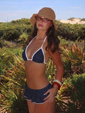 Swim Mod Women's White Floral Summer Jamican Holiday Pool Party Vacation Holiday