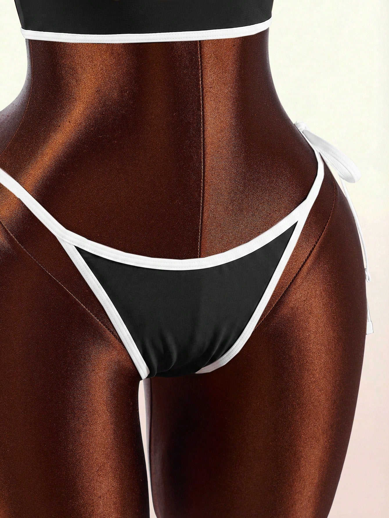 Amplova Women's Swimwear Set With Underwire Cups, Contrast Trim,