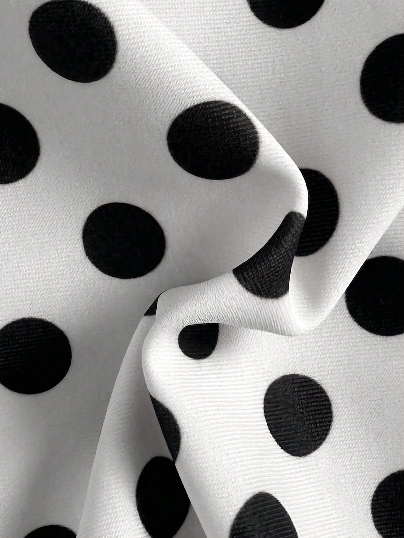 Swim Vcay New Spring/Summer Beach Pool Party Vacation Fashion Sexy Cute Polka Dot Print Ruffle Drawstring - image 11