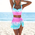 3pcs JulyJungle Elegant Bikini Swimsuit - Full Push-Up