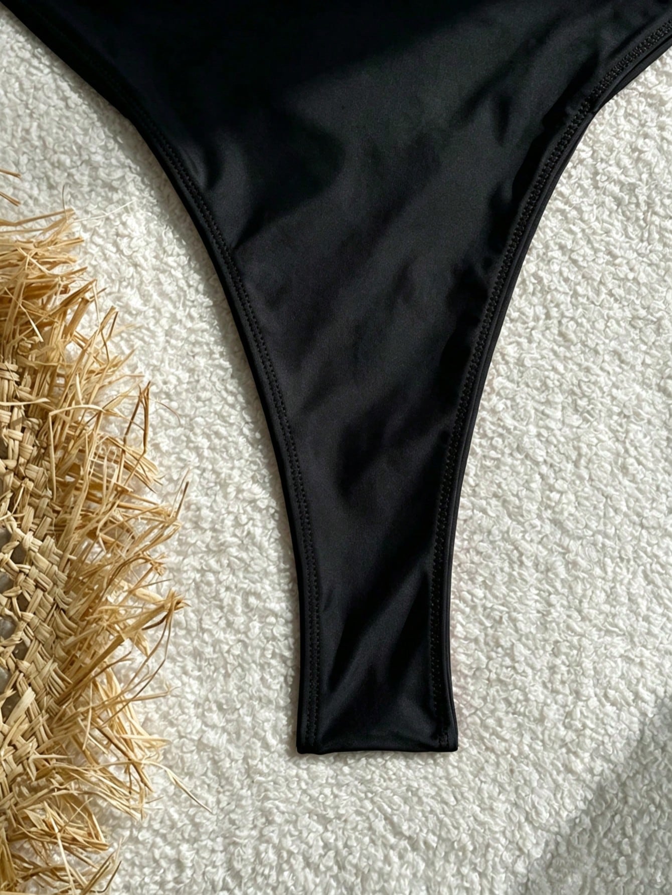 Swim SXY Summer Women's Sexy Deep V-Neck High Cut Back Cut-Out One Piece Swimsuit - image 5