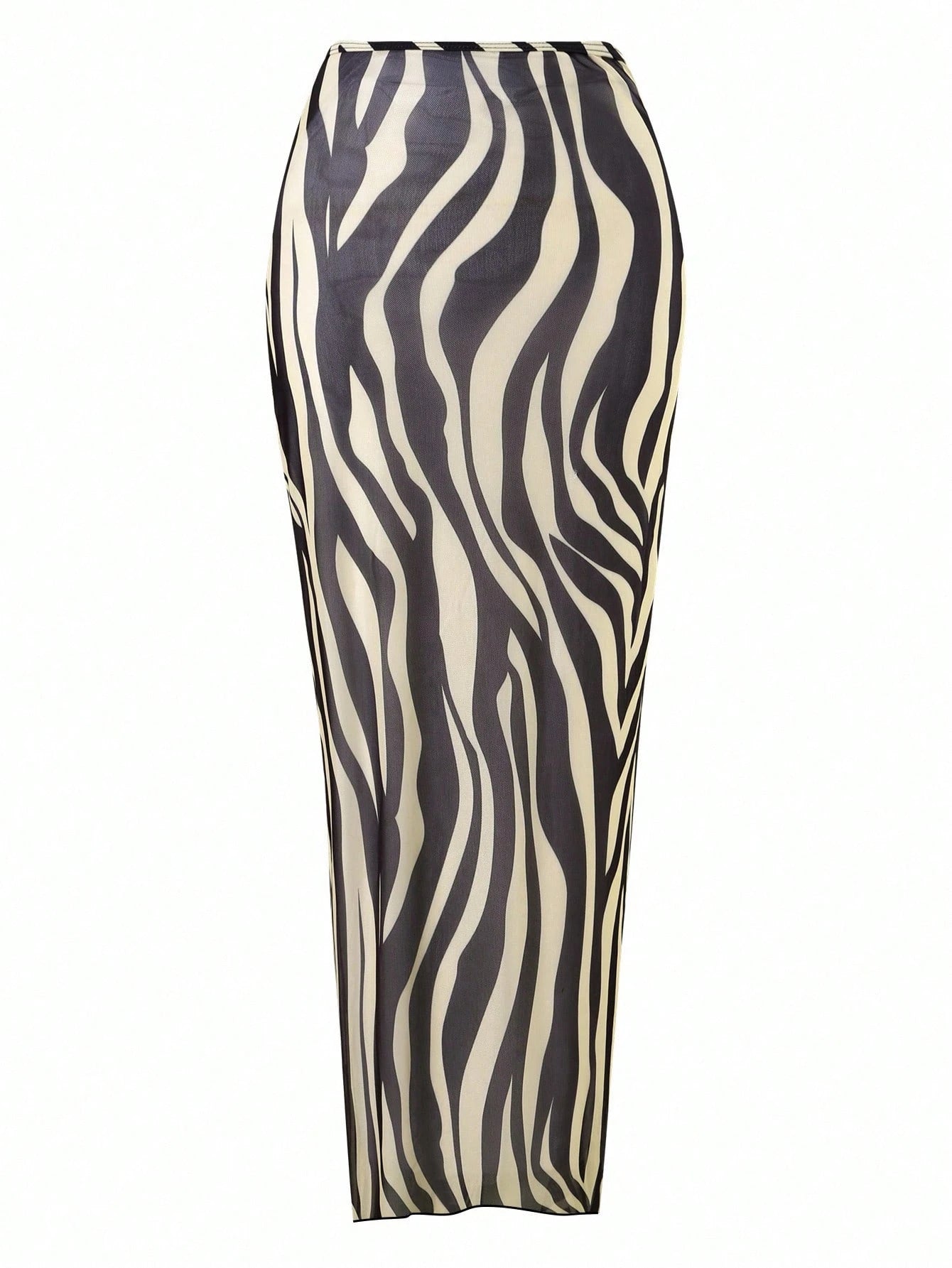 Sirith Women's Sexy Zebra Print Holiday Suit Beach Dress Bikini Three Pieces Swi
