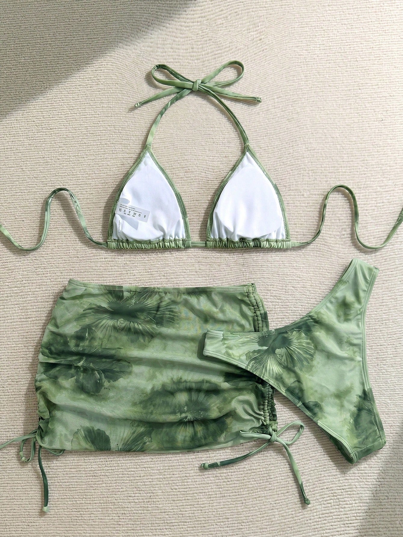 Soleia Women's Floral Print Vacation Beach Bikini Set