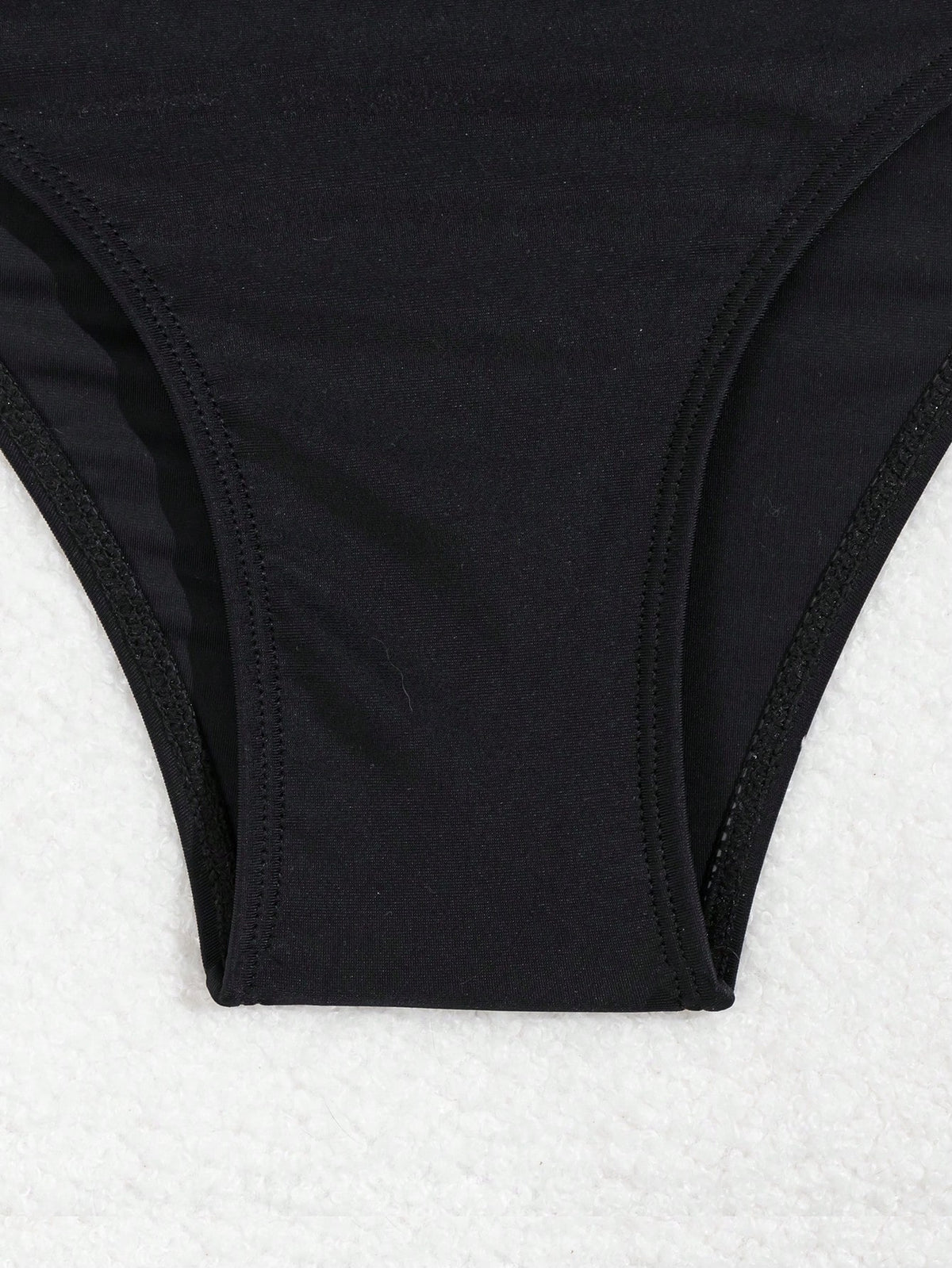 Swim SXY Women's Solid Color Halter Neck Bikini Set With Underwire, Suitable For Summer Vacation - image 9
