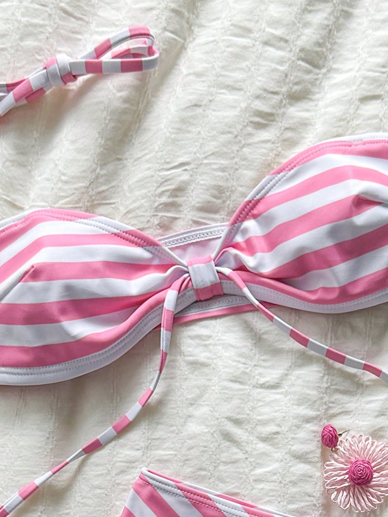 Swim SXY Women's Striped Sexy Bikini Two Pieces Swimwear, Suitable