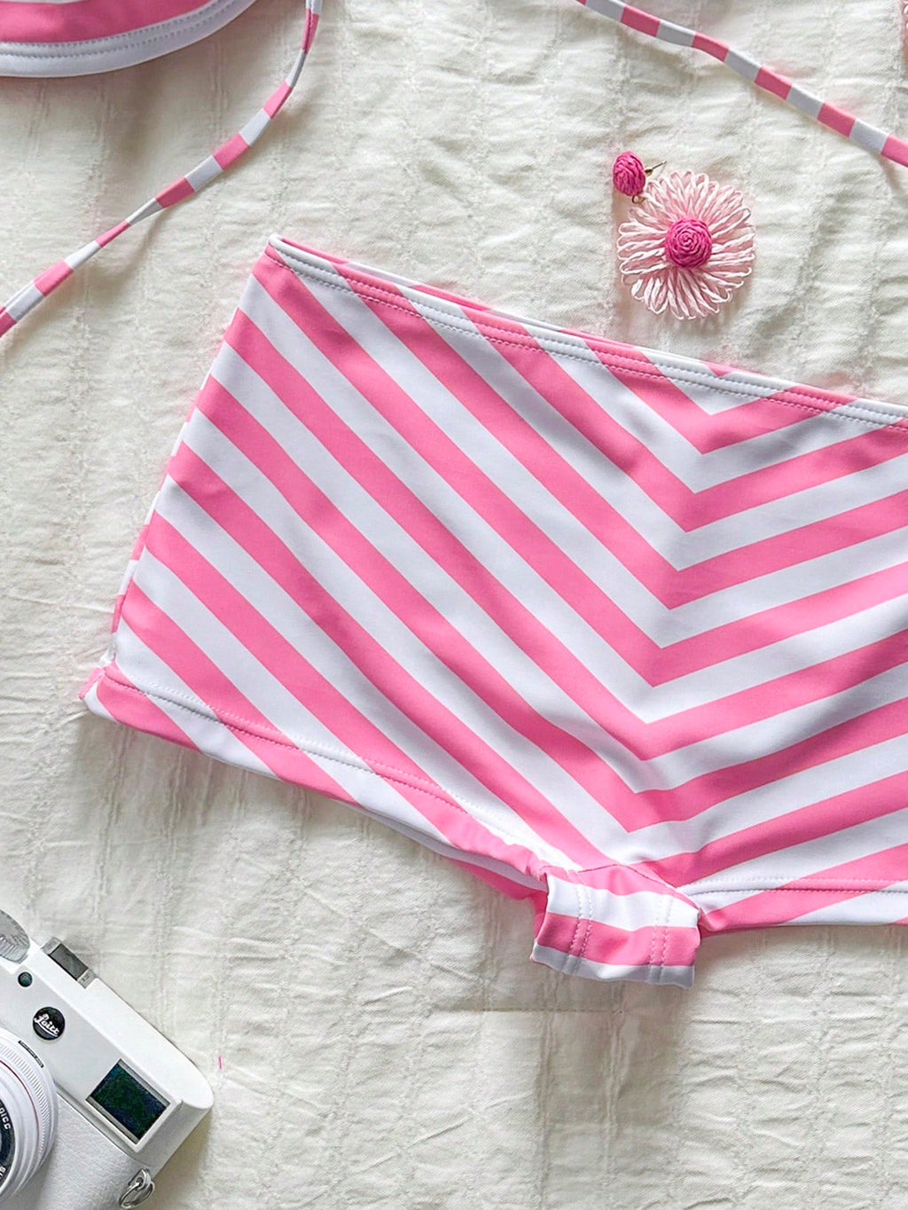Swim SXY Women's Striped Sexy Bikini Two Pieces Swimwear, Suitable
