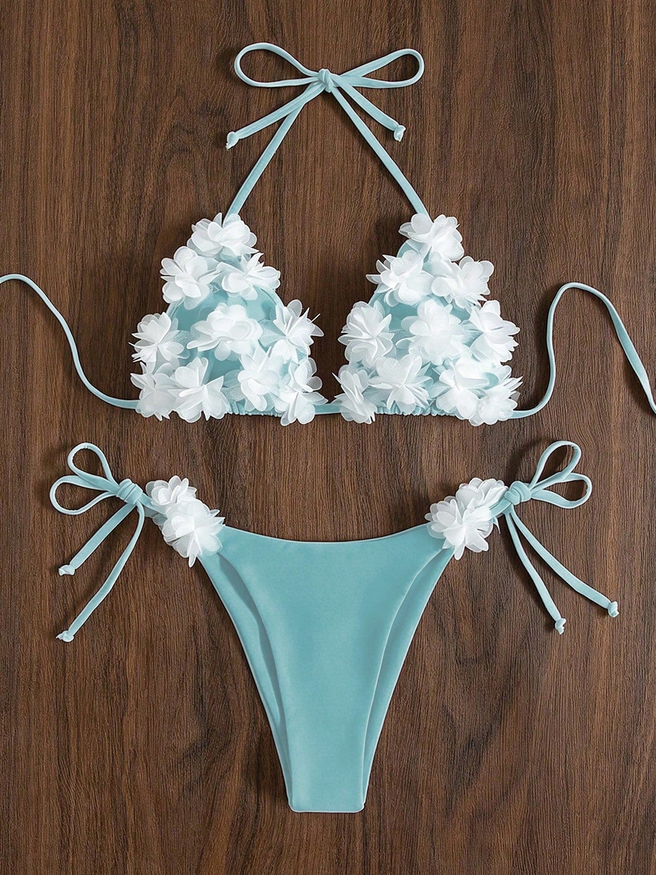 Swim SXY Split Floral Pattern Cute Bikini, Elegant For Music