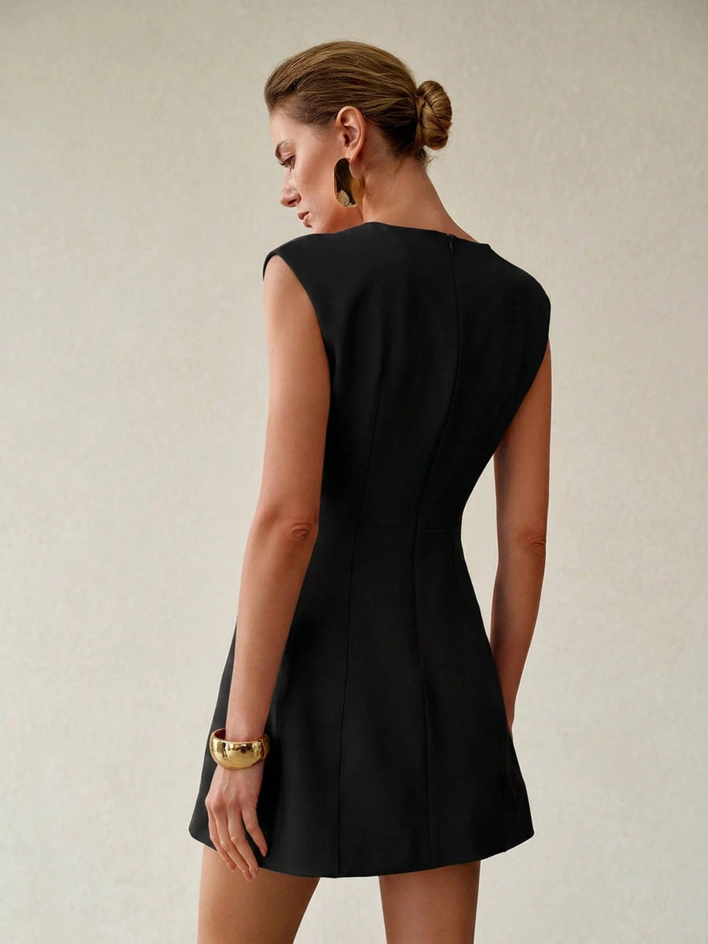 MOTF PREMIUM SPRING/SUMMER 3D CUT STRUCTURAL DESIGN ELEGANT DRESS - image 3