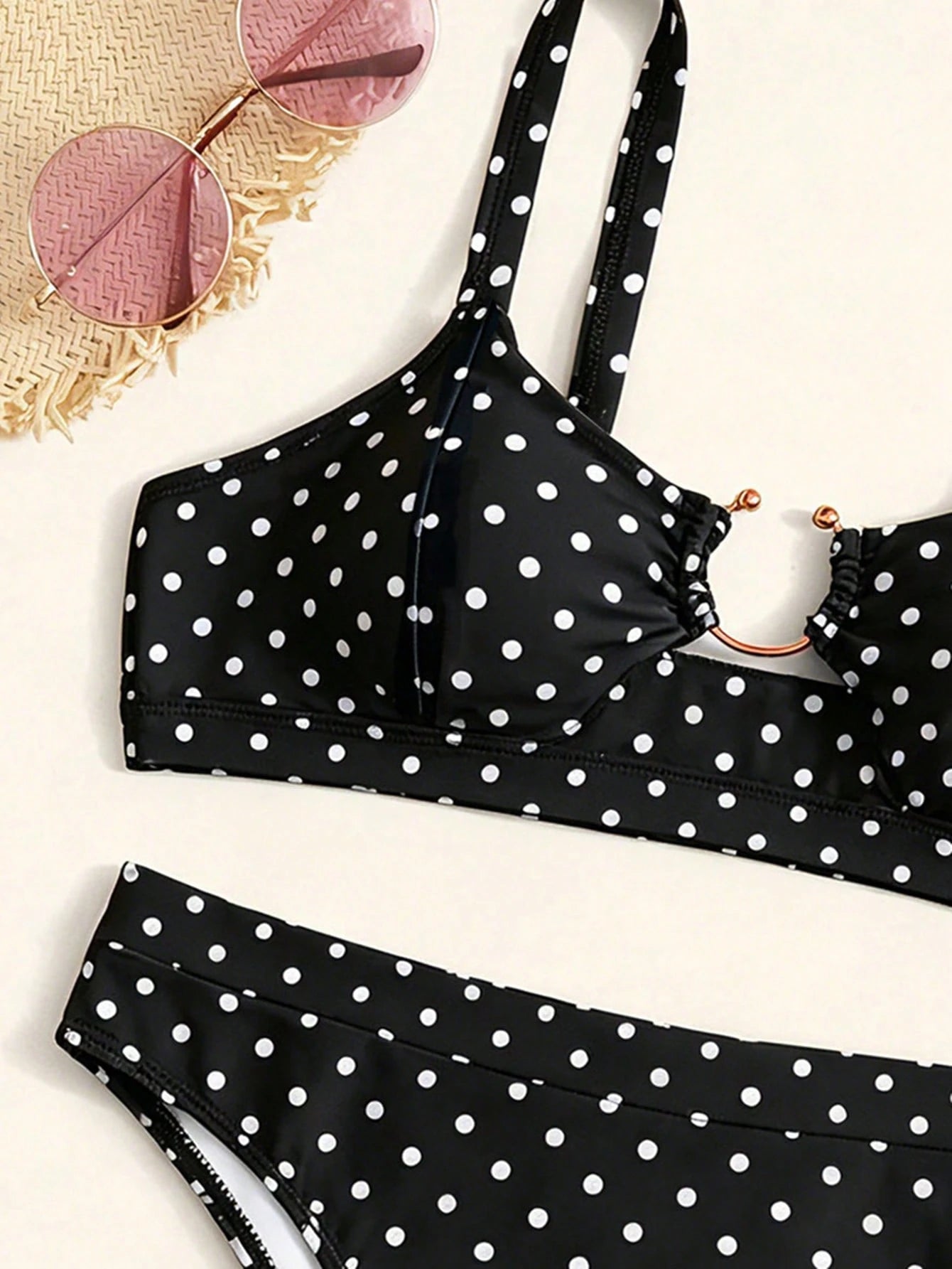 Swim SXY 2pcs/Set Low Cut High Waist Snakeskin Print Bikini Swimsuit - image 3