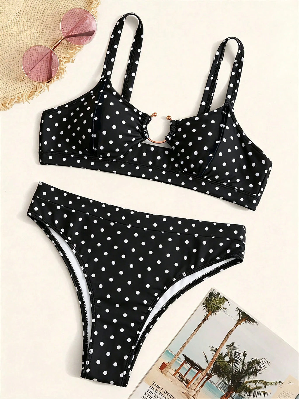 Swim SXY 2pcs/Set Low Cut High Waist Snakeskin Print Bikini Swimsuit - image 4