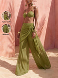 Zivah 2026 New Arrival Elegant Vacation 3 Pieces Set: Casual Swimwear Top, Short