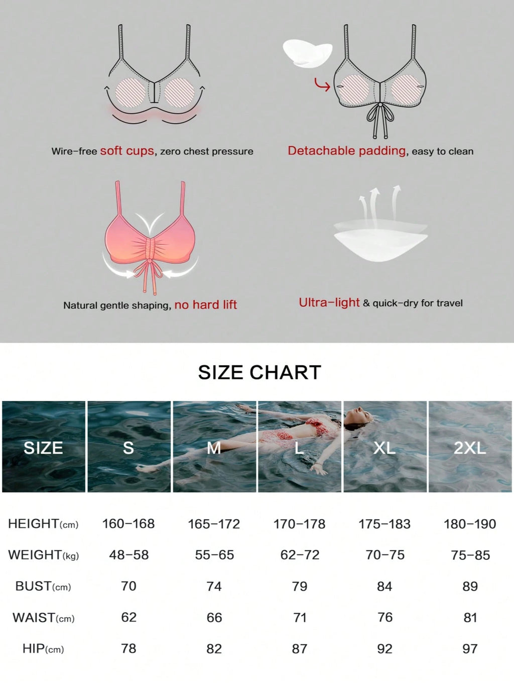 Women's Sexy Rainbow Leopard Print Bikini Set, Spaghetti Strap Ruched